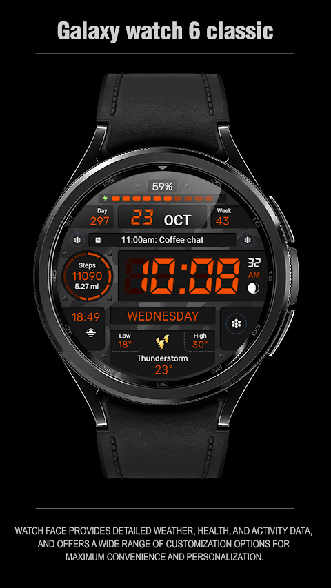 WFP 129 Military watch face screenshot