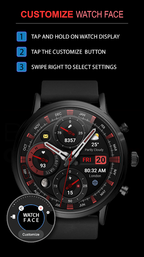 WFP 339 Ultra watch face screenshot