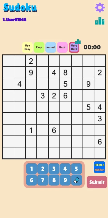 [365fun] Sudoku screenshot