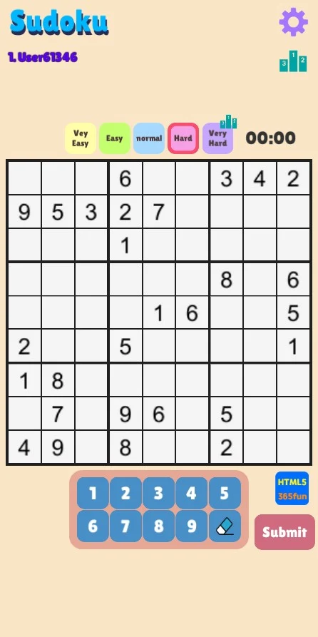 [365fun] Sudoku screenshot