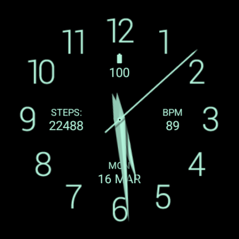 Minimalist Analog Z Watch Face screenshot