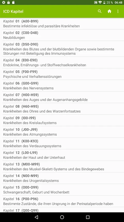 ICD 10 – ICD 11 Diagnosen Pro screenshot