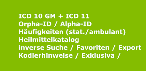 ICD 10 – ICD 11 Diagnosen Pro screenshot