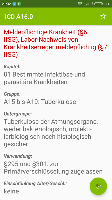 ICD 10 – ICD 11 Diagnosen Pro screenshot