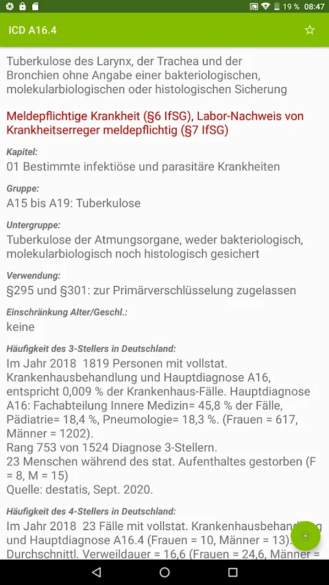ICD 10 – ICD 11 Diagnosen Pro screenshot