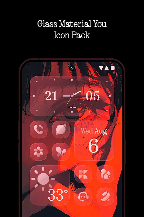 Glass Material You Icons screenshot