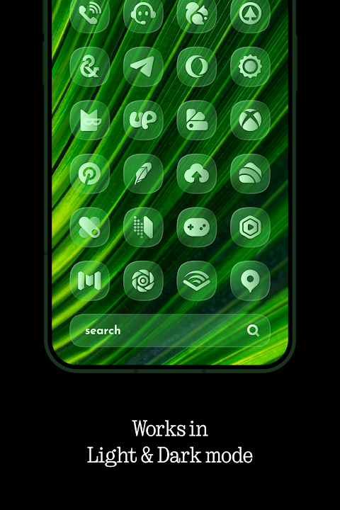 Glass Material You Icons screenshot