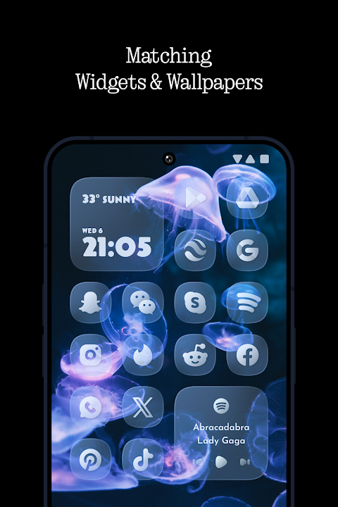 Glass Material You Icons screenshot