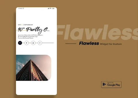 Flawless KWGT screenshot