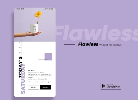 Flawless KWGT screenshot