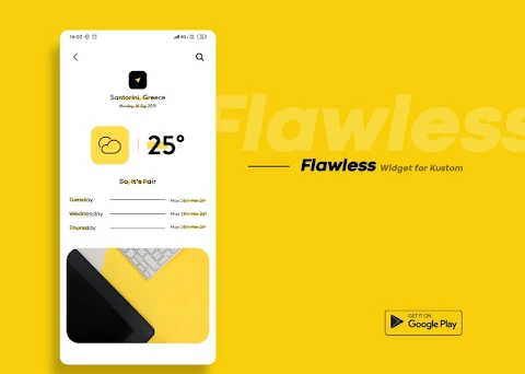 Flawless KWGT screenshot