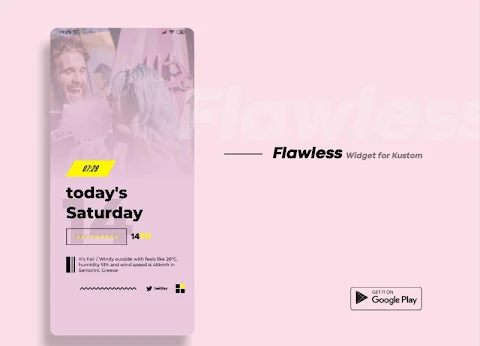 Flawless KWGT screenshot