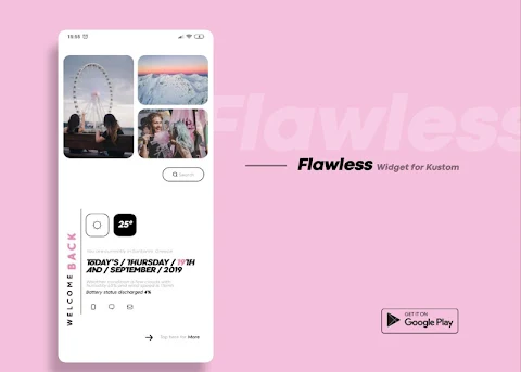 Flawless KWGT screenshot