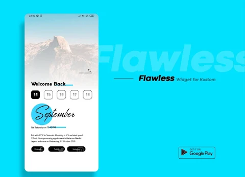 Flawless KWGT screenshot