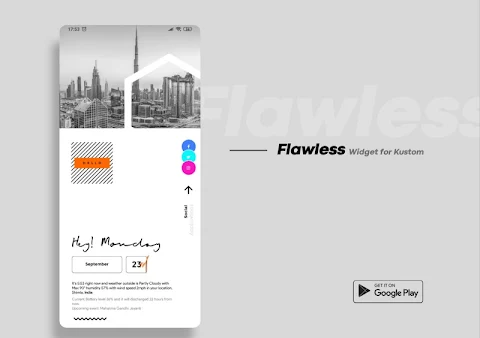 Flawless KWGT screenshot