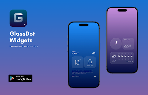 GlassDot Widgets For KWGT screenshot