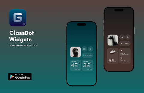 GlassDot Widgets For KWGT screenshot