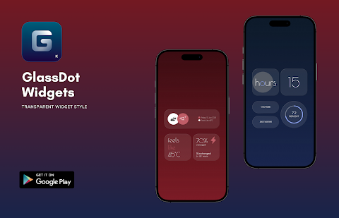 GlassDot Widgets For KWGT screenshot