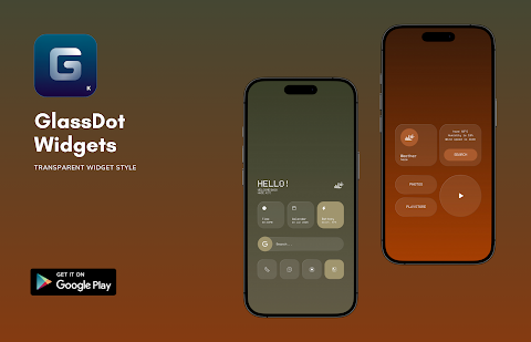 GlassDot Widgets For KWGT screenshot