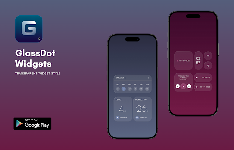 GlassDot Widgets For KWGT screenshot
