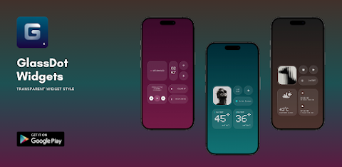 GlassDot Widgets For KWGT screenshot