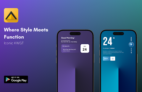 Iconic KWGT screenshot