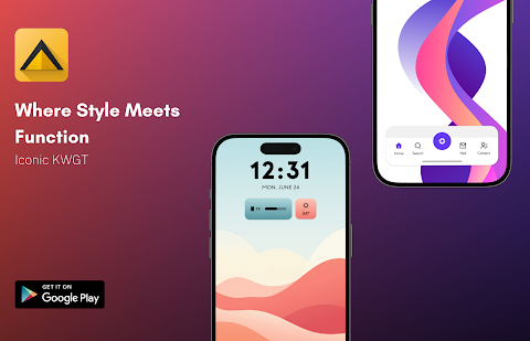 Iconic KWGT screenshot