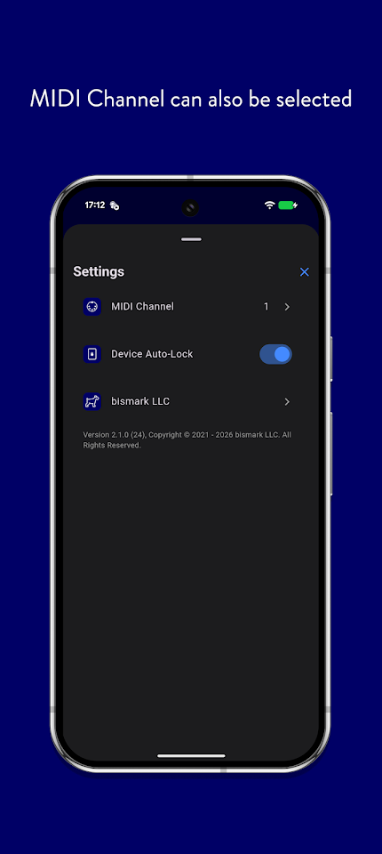 bismark CtrlSlide – MIDI CC screenshot