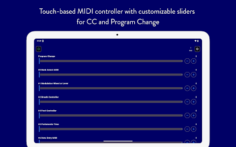bismark CtrlSlide – MIDI CC screenshot