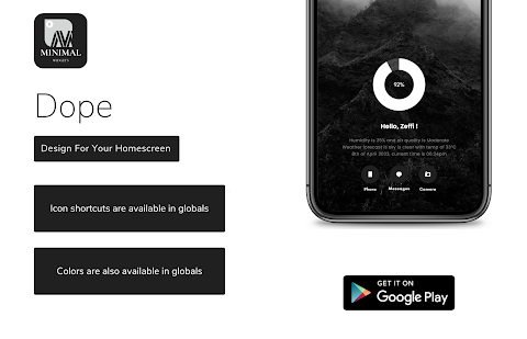 Minimal Widgets For KWGT screenshot