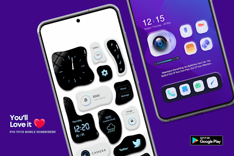 MIUI Widgets for KWGT screenshot