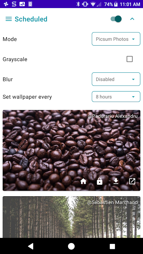 Daily Wallpapers Pro screenshot