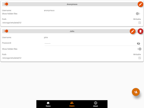 FTP Server screenshot