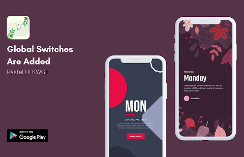 Pastel UI KWGT screenshot