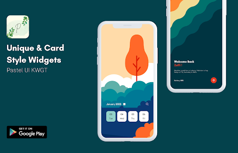Pastel UI KWGT screenshot