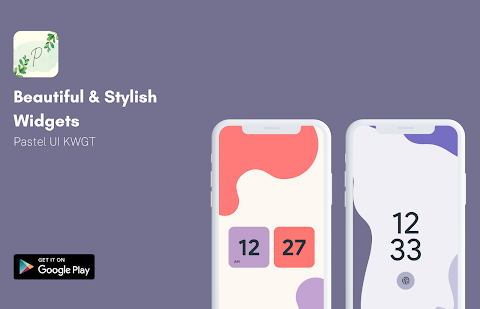 Pastel UI KWGT screenshot