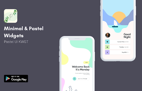Pastel UI KWGT screenshot