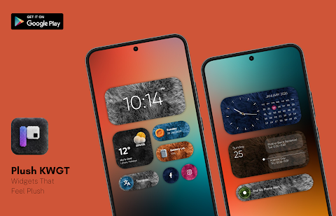 Pastel UI KWGT screenshot