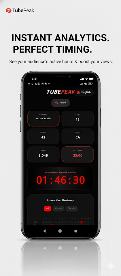 TubePeak AI: YouTube SEO Tools screenshot