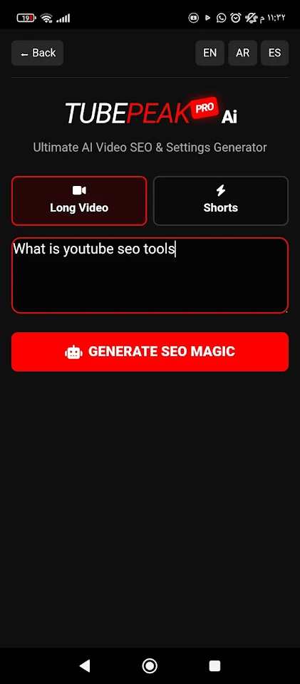 TubePeak AI: YouTube SEO Tools screenshot