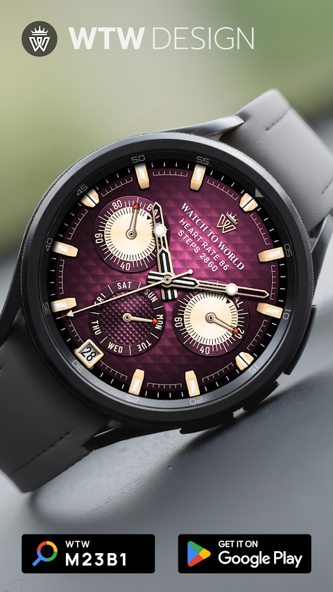 WTW M23B1 Analogue watch face screenshot