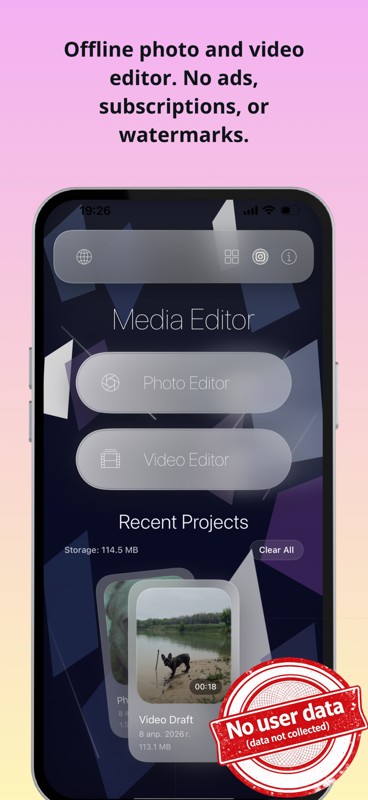 Media Editor: by NS Apps screenshot