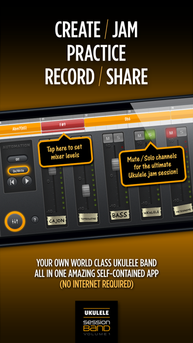 SessionBand Ukulele Band 1 screenshot