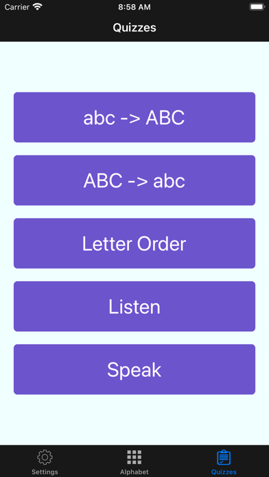English Alphabet: Letter ABC screenshot