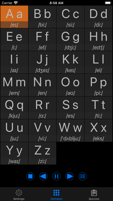 English Alphabet: Letter ABC screenshot