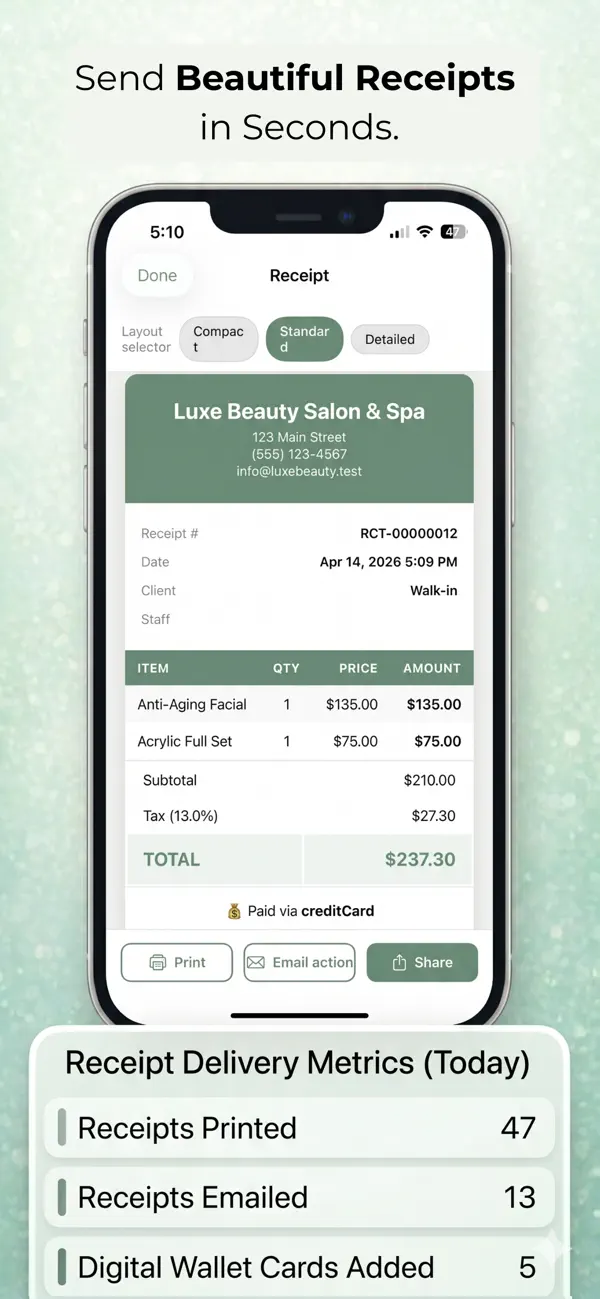 Salon & Barber Booking Manager screenshot