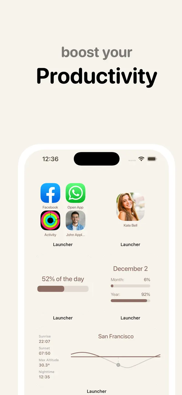 Magic Launcher Widgets Pro screenshot
