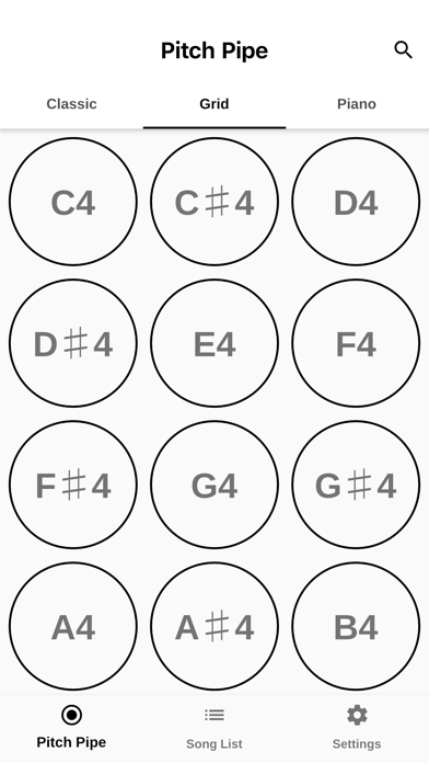 The Pitch Pipe screenshot