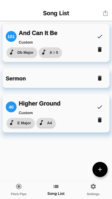 The Pitch Pipe screenshot
