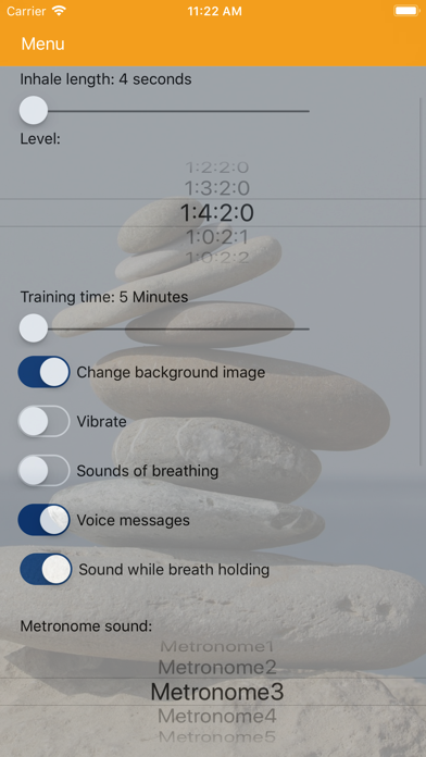 Pranayama Breathing Yoga Timer screenshot